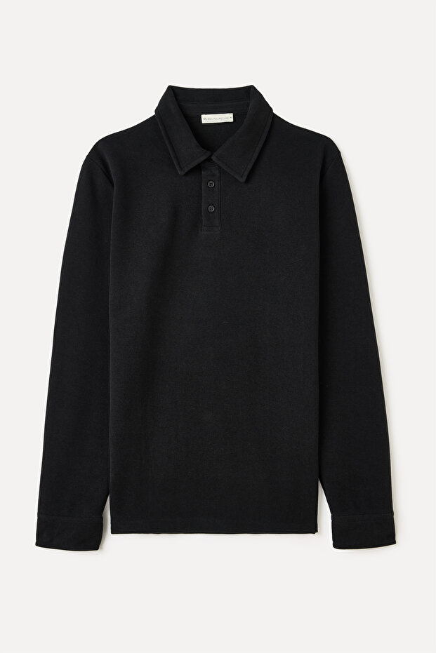 POLO YAKA SWEATSHIRT - 1
