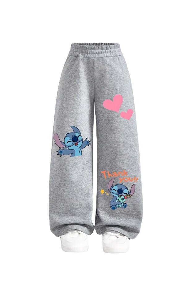 Children's Stitch Printed Jogger Relaxed Fit Sweatpants