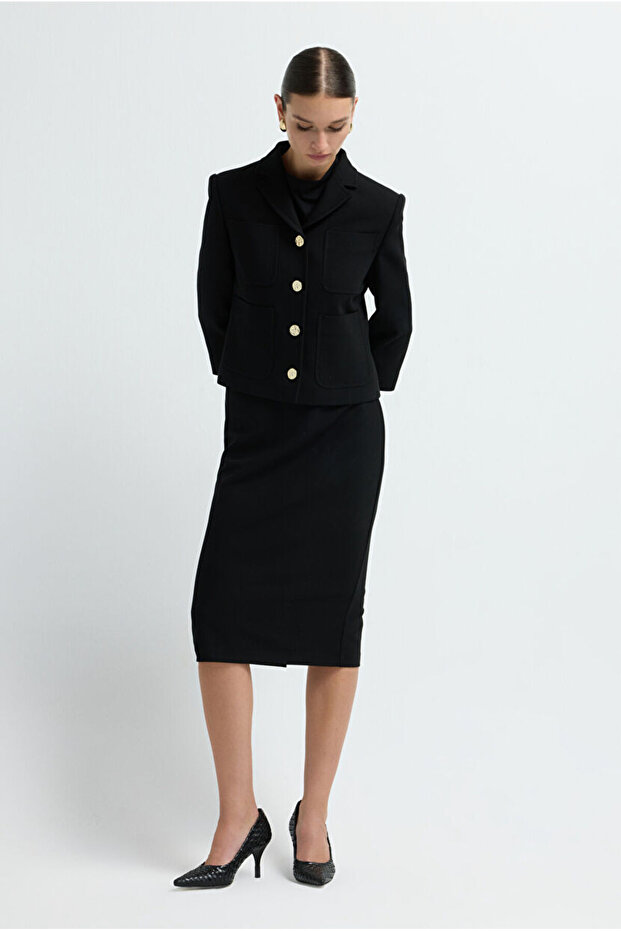 Cep Detaylı Ceket - 4