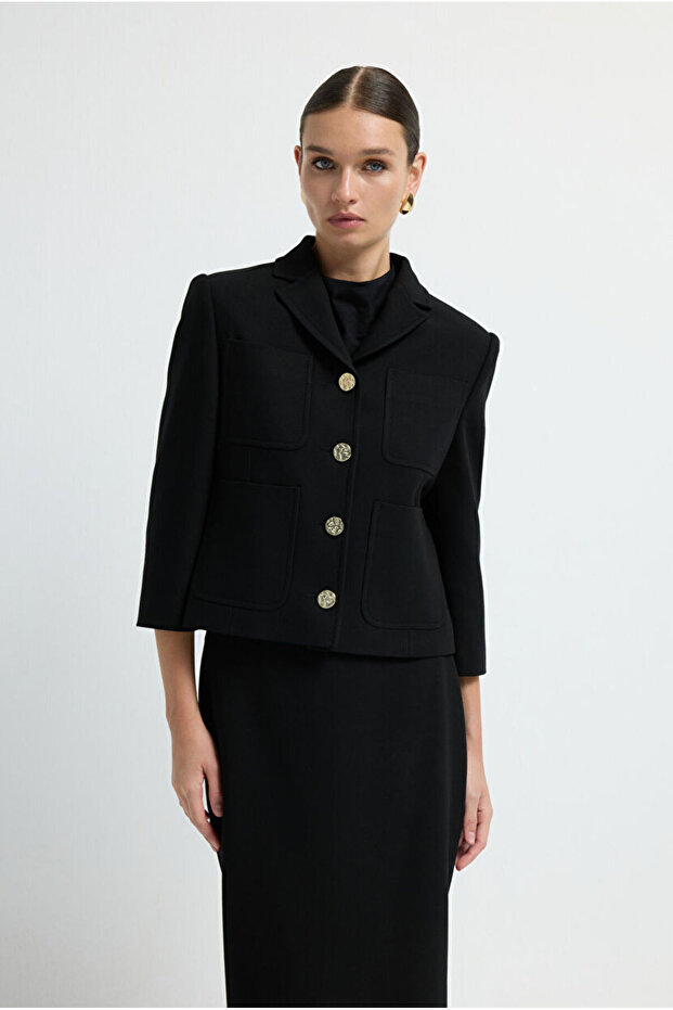 Cep Detaylı Ceket - 1