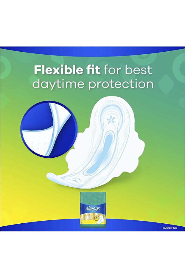 Ultra Thin Regular Pads With Wings, Multi, Size 1, Unscented, 18 Count ( 1 Pack ) - 3