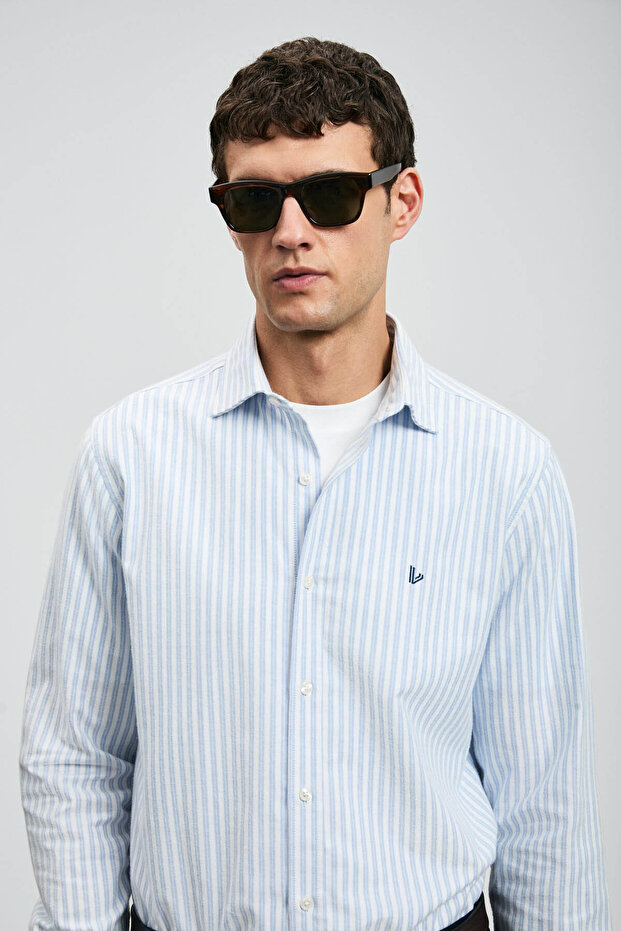 Cosi Mavi Erkek Gömlek 112010671 - 5