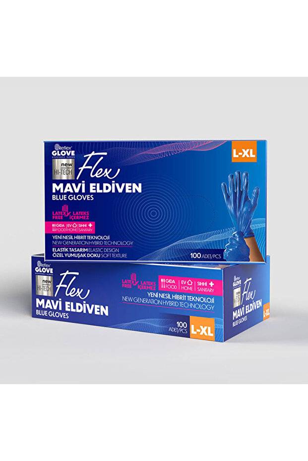 FLEX ELDİVEN 100'LÜ S BEDEN - 1