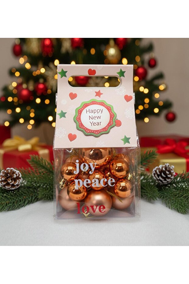 Christmas Tree Ornament Set – 20 Pieces (3 Sizes, Gift Boxed)