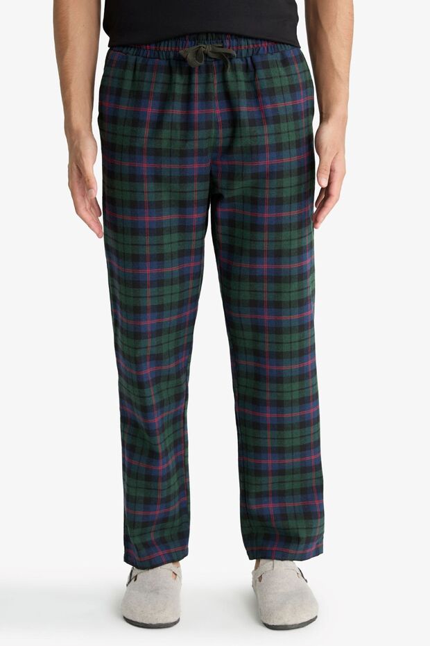 Regular Fit Cepli Uzun Boy Kareli Pijama Altı F5213AX25WN - 3