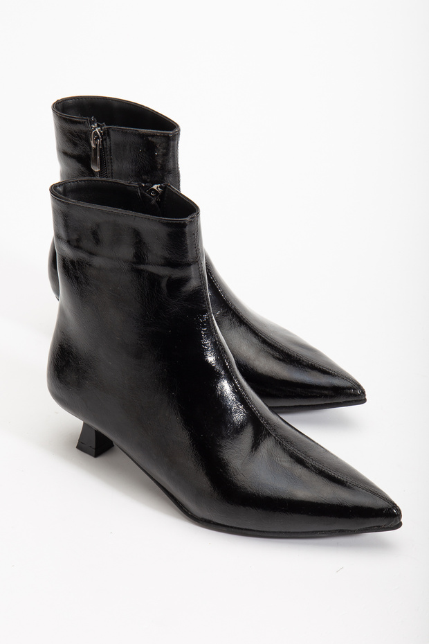 Heeled Boots Pointed Toe 3 cm