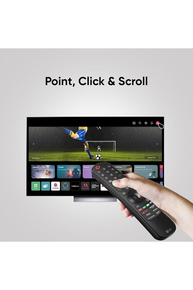 Magic Remote with Pointer and Voice Function Replacement for UHD, OLED, QNED & NanoCell 4K and - 4