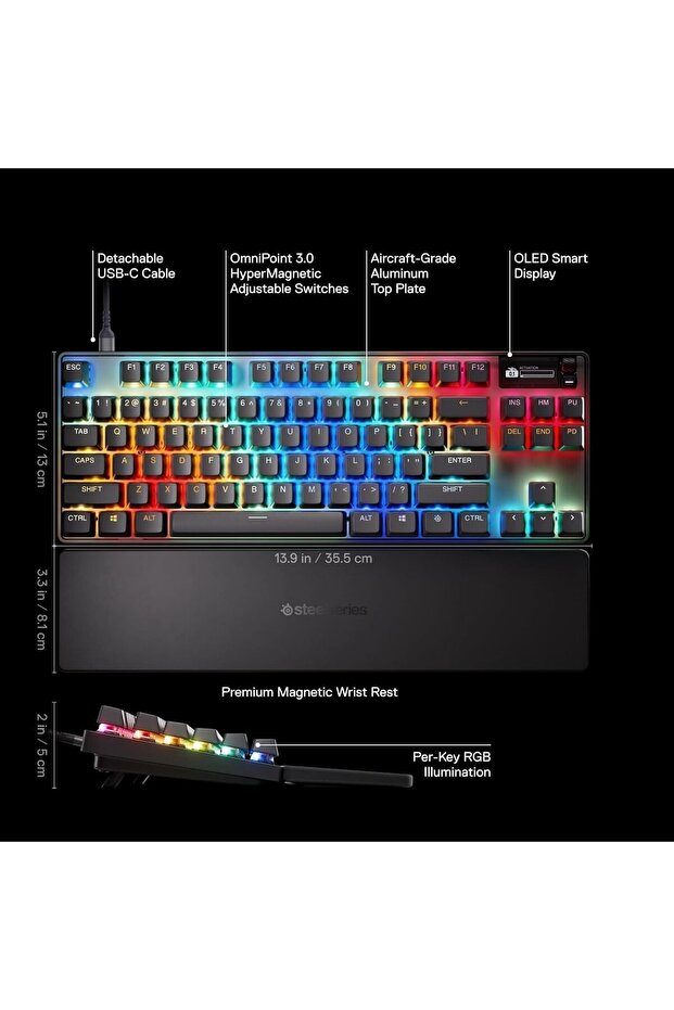 Apex Pro TKL Gen 3 - OmniPoint 3.0 - US Layout (QWERTY) - 4