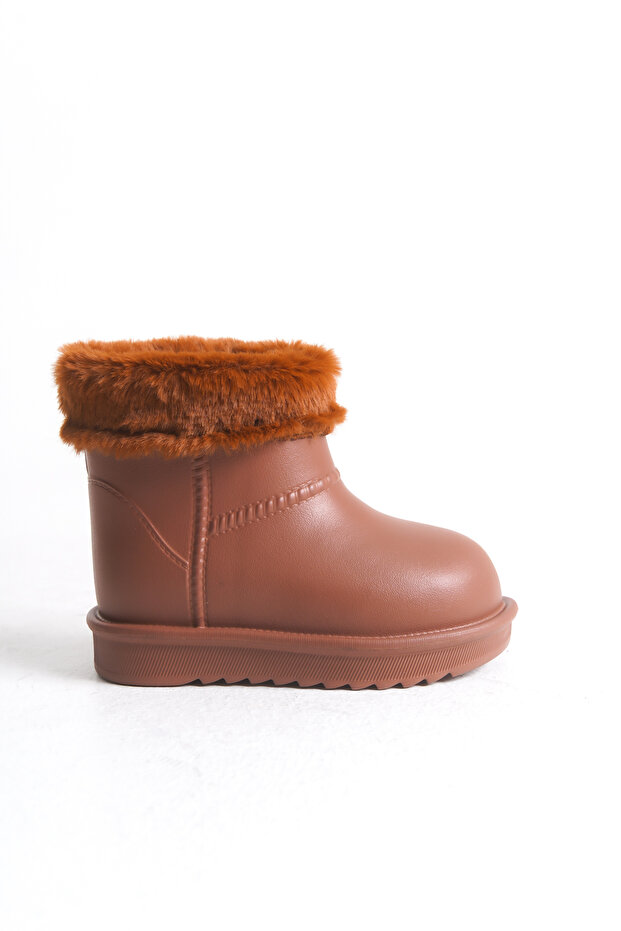 Winter Fur Non-Slip Sole Comfortable Fit Easy to Wear Cold Weather Resistant Children's Boots