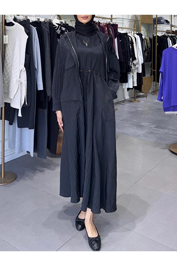 KIRIŞIK CEKETLİ ELBİSE - 1