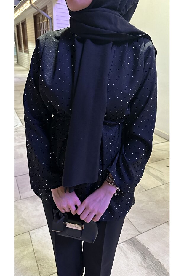 Sequined Hijab Set