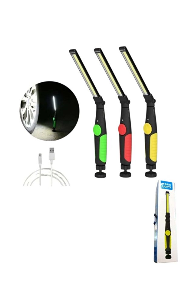 LED Work Flashlight with COB Technology - 1