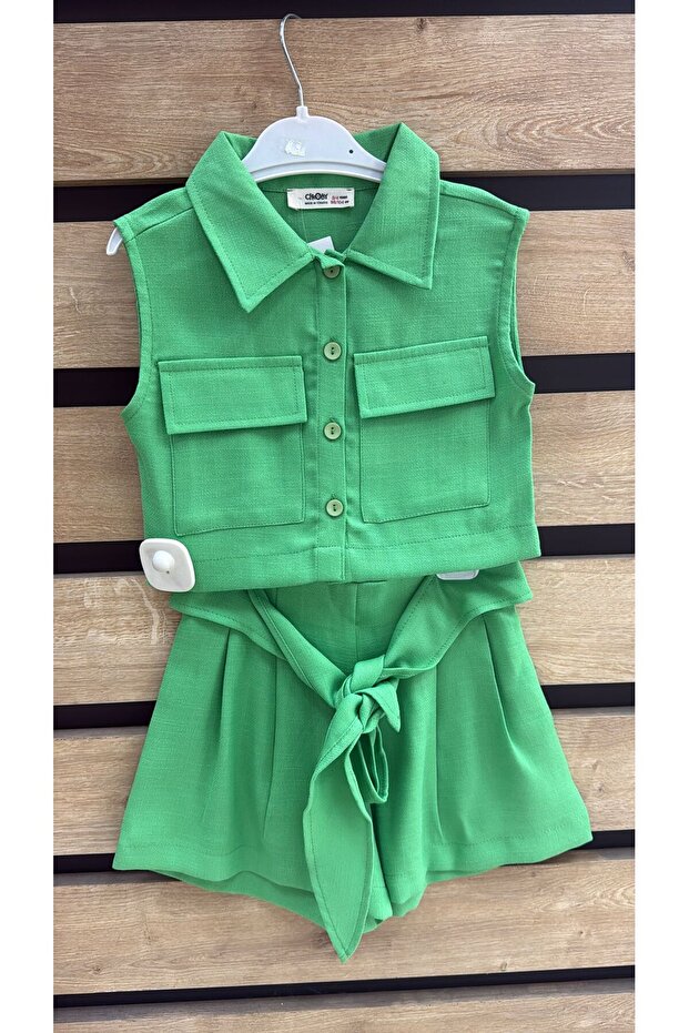 Yelekli Şort Takım - 1