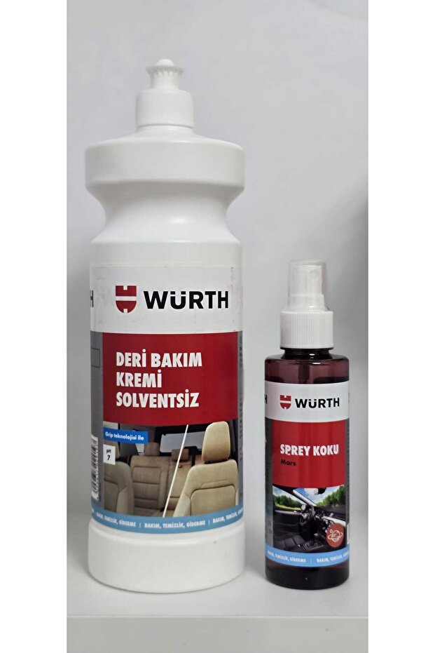 Leather Care Cream 1Lt (Solvent-Free) + Car Fragrance Mars
