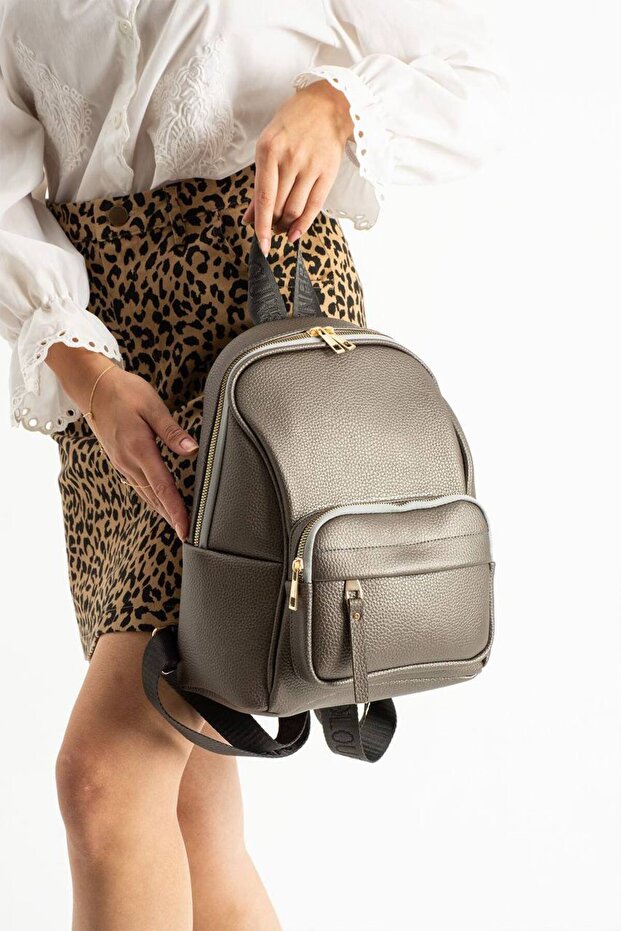 Rucsac din piele moale lavabil - 1