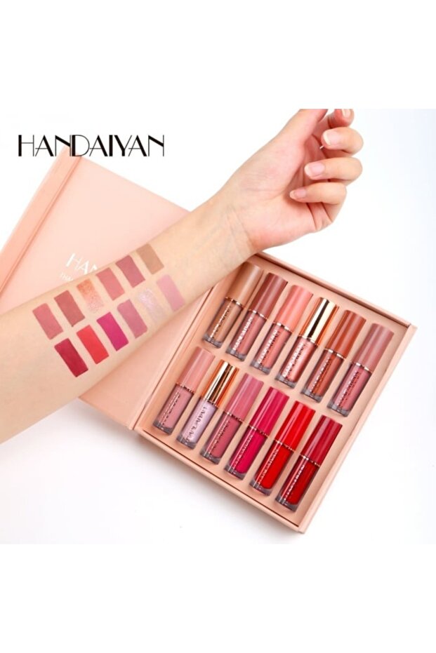 Комплект течни червила 12 цвята - 2