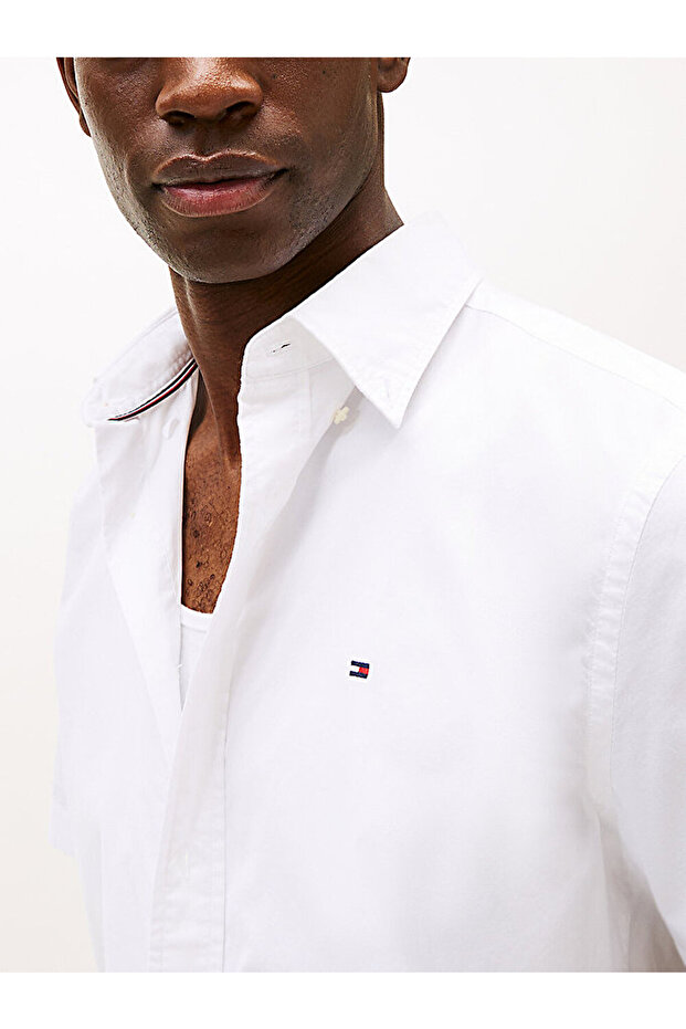 erkek flex poplin solid gömlek - 2