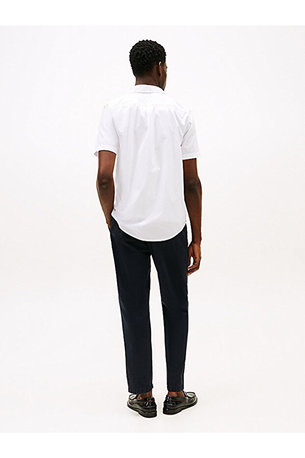 erkek flex poplin solid gömlek - 4