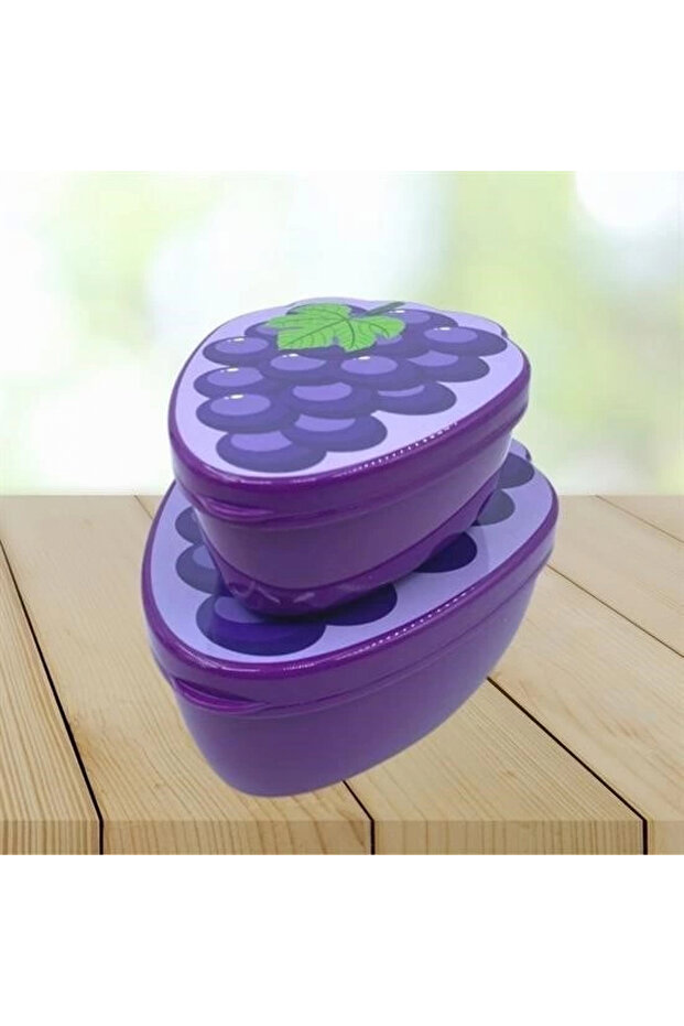 Nestable Grape Model Storage Container Set - 1
