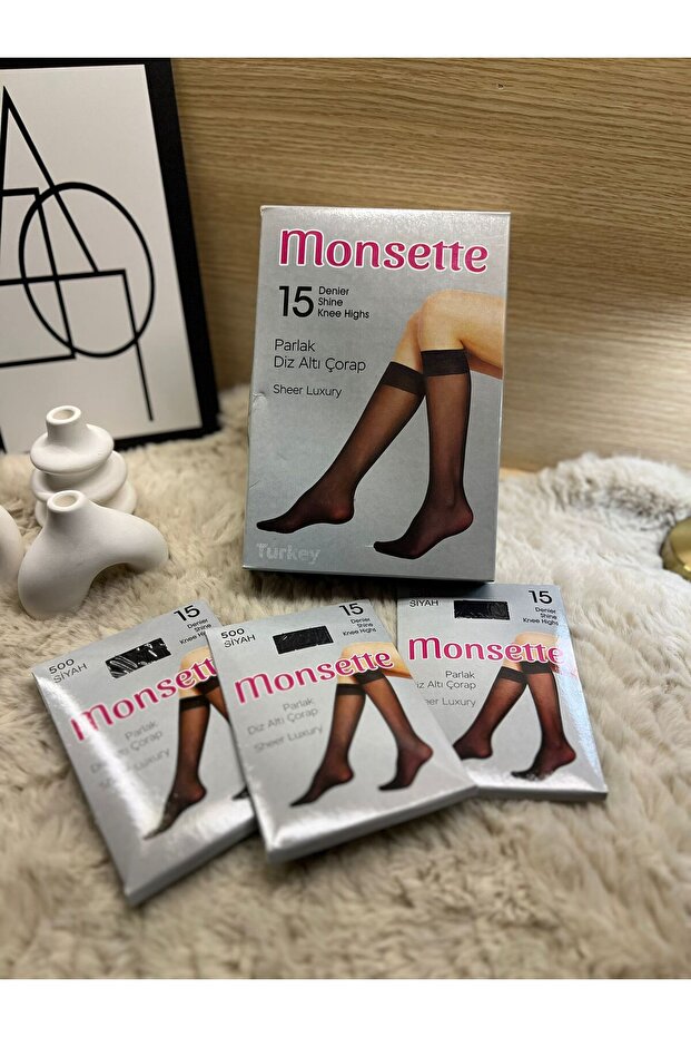 جوارب رقيقة تحت الركبة 15 دينير - 3