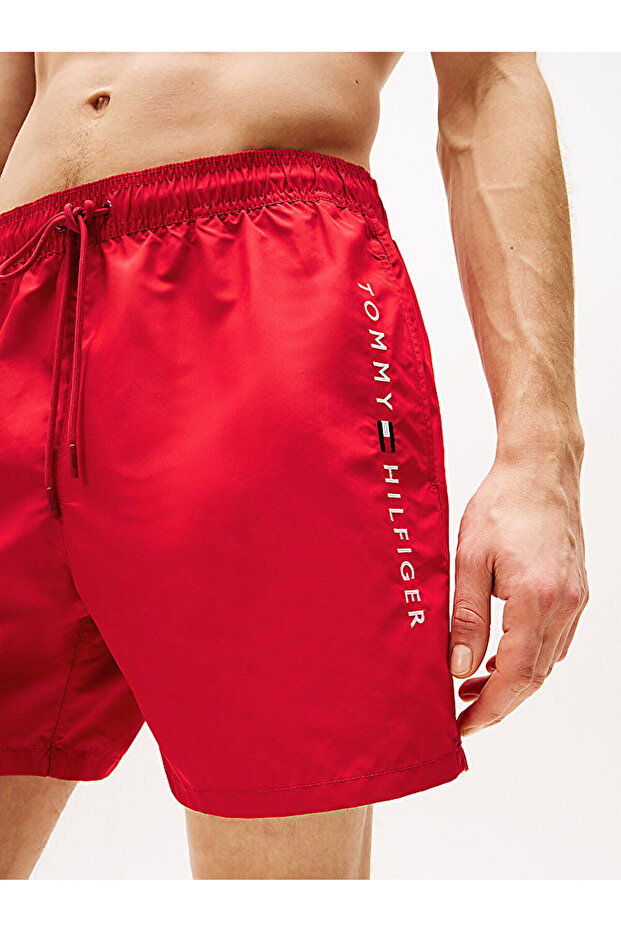 erkek medium drawstring deniz şortu - 3