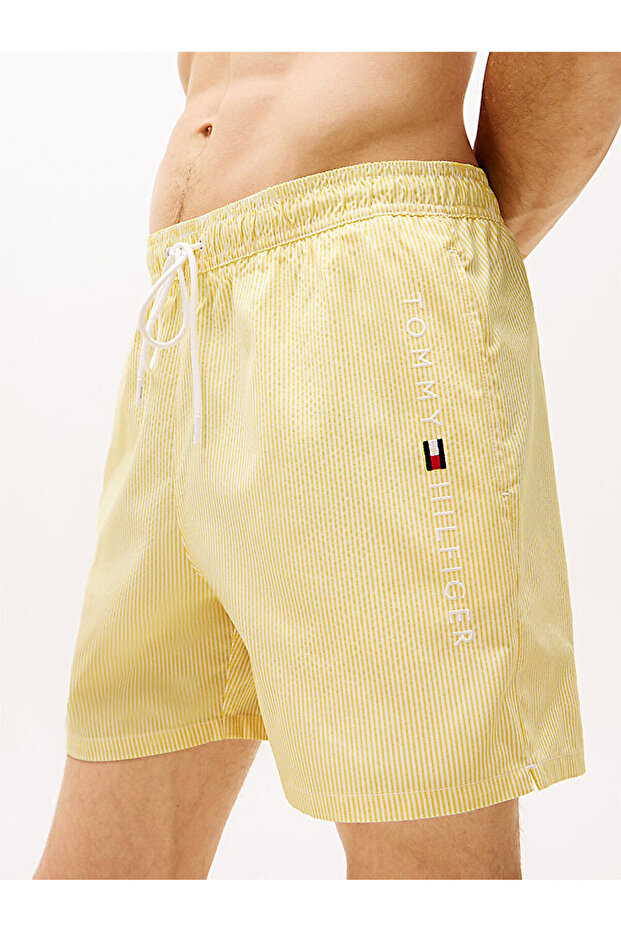 erkek medium drawstring deniz şortu - 3