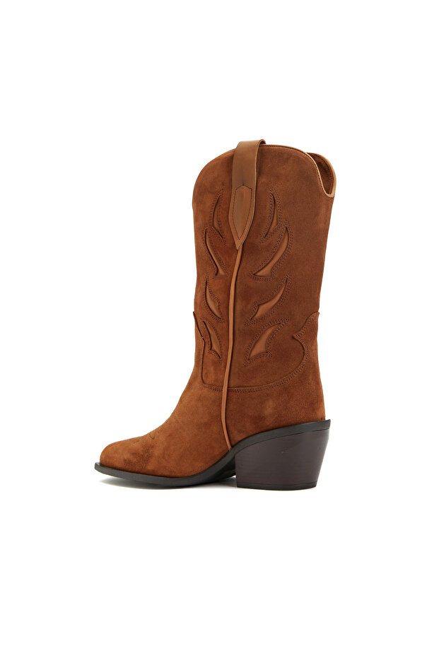 Taba Kadın Kovboy Çizme - 3