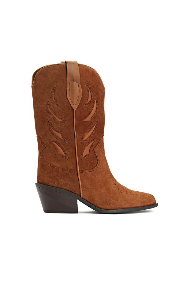 Taba Kadın Kovboy Çizme - 2