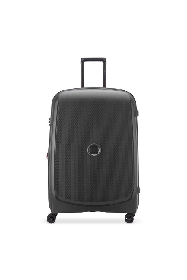 Belmont Plus Non Expandable 4 Wheels Hard Trolley, 55 cm, Black