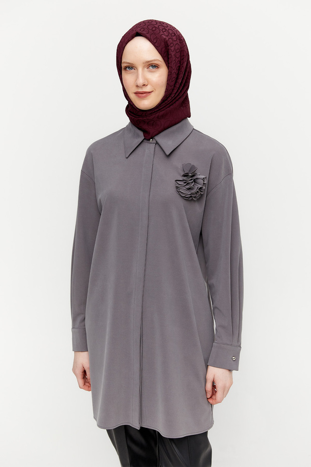 Broşlu Tunik - 4