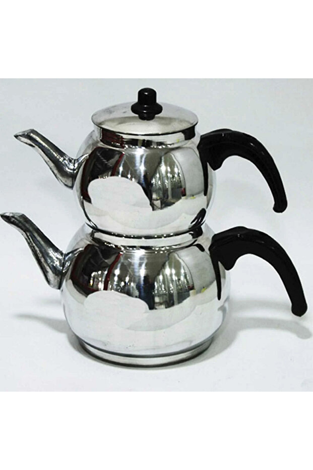 Alüminyum küre çaydanlık 3 no 3,4 kişilik - 1