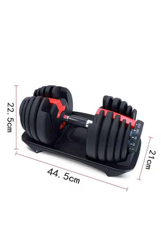 Smart Dumbbell Set Easily Adjustable for Workouts and Exercises 24kg, Strength Training Dumbbells - 6