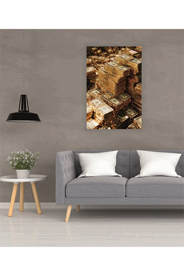 Para Temalı Cam Tablo - 1