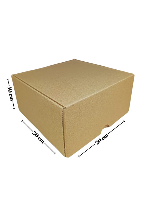 20x20x10 E-Ticaret ve Kargo Kutusu / Karton Gönderi Kolisi [25 Adet] - 1