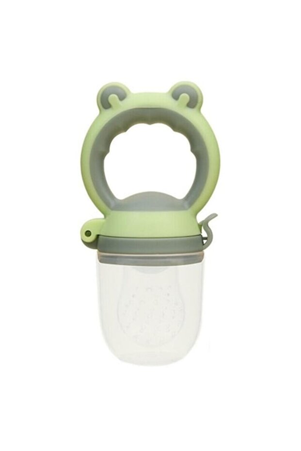 Feeding Pacifier for Fresh Food, Soft Silicone, Green, Size S, 6-12 Months - 1