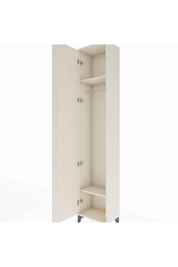 Arges Dolap 2 Raflı Tek Kapaklı Tek Askılı 44x30x221 Aytaşı-Aytaşı - 5