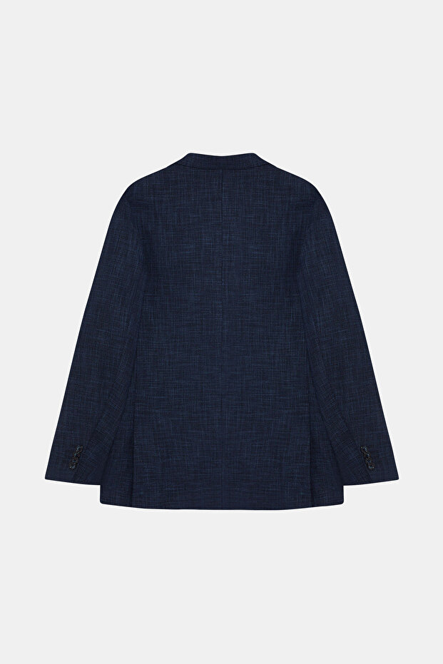 LACİVERT DÜĞMELİ CEKET - 2