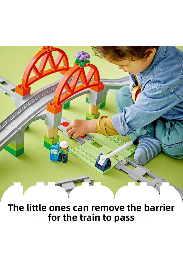 ® DUPLO® Town Train Bridge and Tracks Expansion Set 10426 - 8