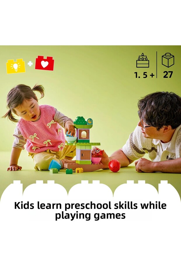 ®   مجموعة بناء DUPLO My First Balancing & Stacking Tree 10440 للأطفال بعمر 1½+ سنة (27 قطعة) - 5