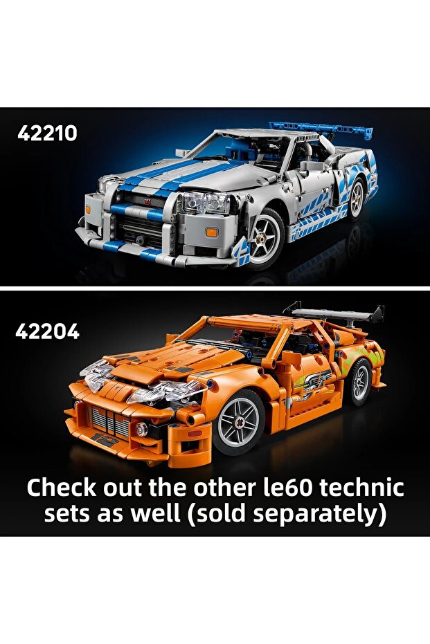 Σετ Technic - Nissan Skyline GT-R (R34) από το Fast and Furious (42210) - 10