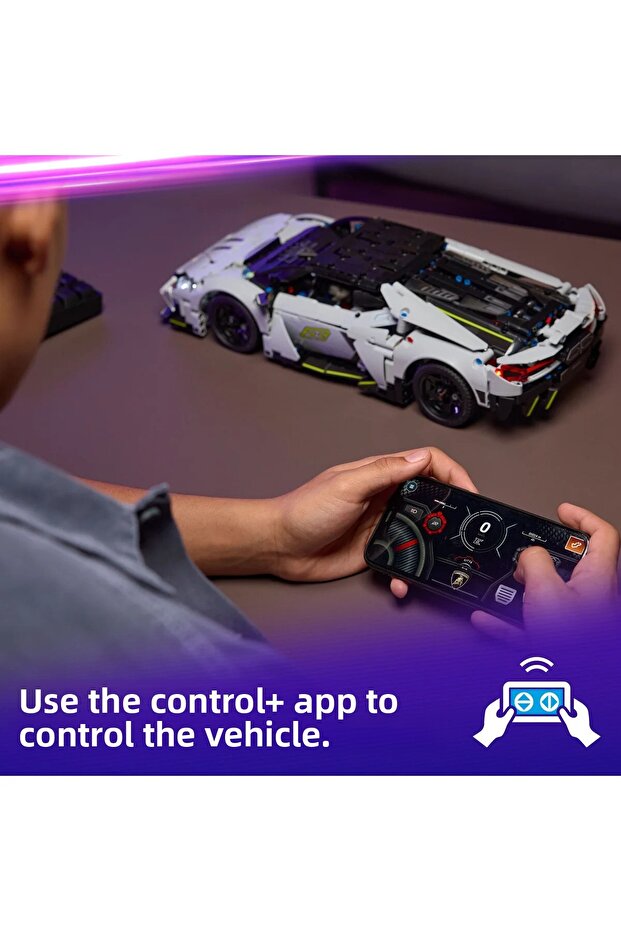 ®   Technic Lamborghini Revuelto Super Sports Car 42214 - Toy Building Kit for Kids Ages 10+ (1135P) - 6