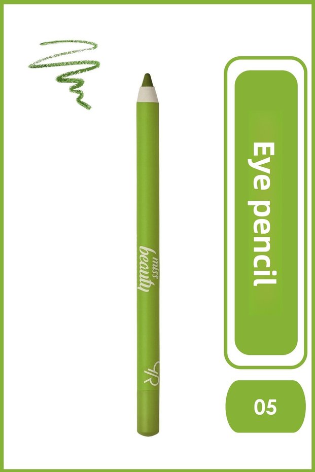 Miss Beauty Colorpop Eyepencil No:05 Bright Green - Göz Kalemi