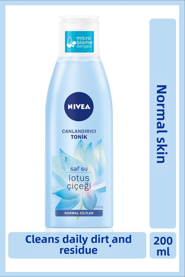 Revitalizing Tonic 200ml, Purifying, Hydrating, Lotus Flower, Cleanses Without Drying the Skin