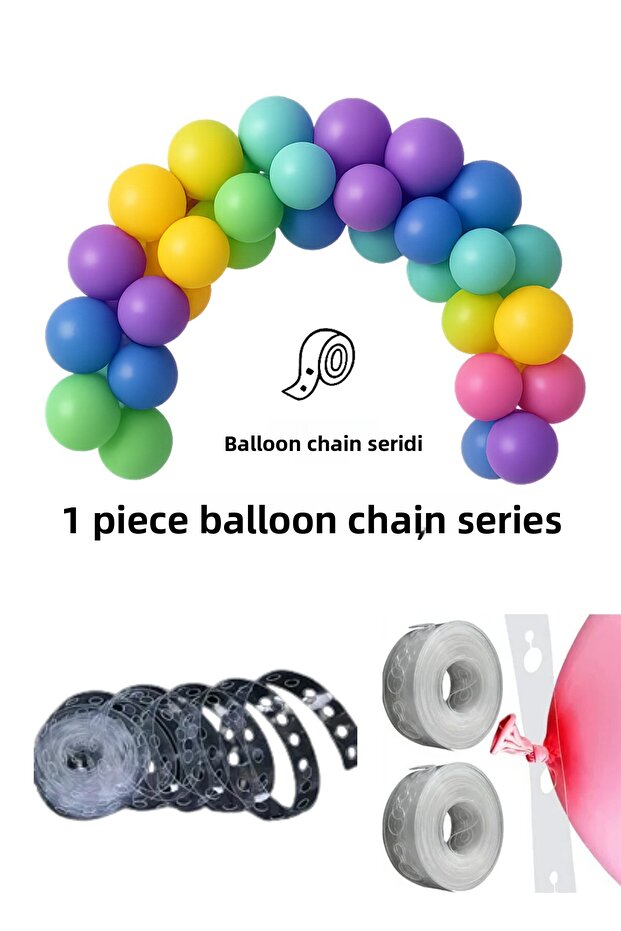 Balloon Chain Apparatus 5 Meters Practical Balloon Ribbon for Party and Decoration