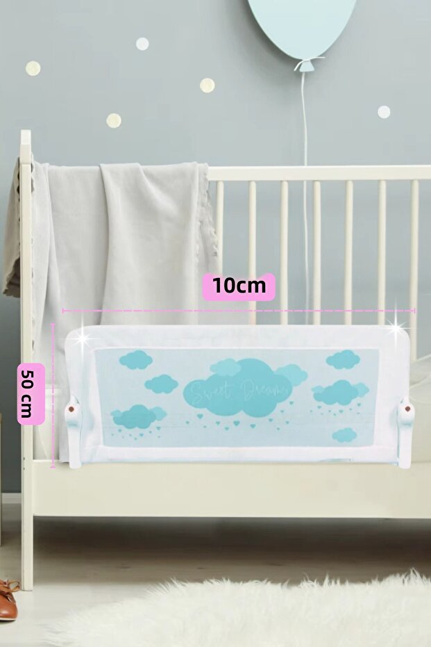 Guimo 110cm Patterned - Foldable Bed Barrier Folding Bed Frame - 1