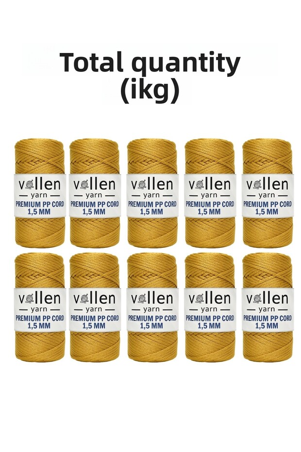 Polyester Macrame Cord 1.5 mm 100 g 150 m – Pack of 10, Supla and Bag Cord