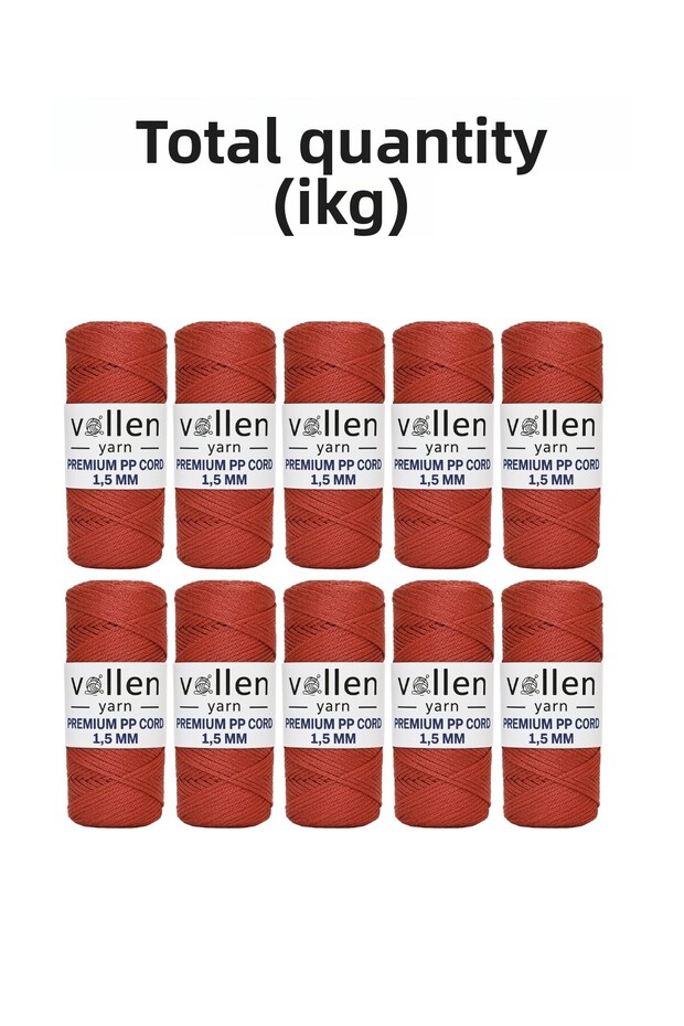 Polyester Macrame Cord 1.5 mm 100 g 150 m – Pack of 10, Supla and Bag Cord