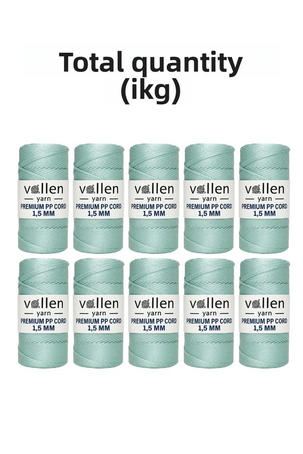 Polyester Macrame Cord 1.5 mm 100 g 150 m – Pack of 10, Supla and Bag Cord