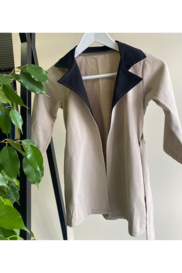 Kız Çocuk Örme Uzun Trenkçkot - 3