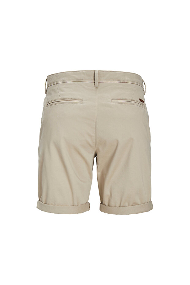 Krem Erkek Regular Fit Duble Paça Chino Şort JPSTBOWIE JJSHORTS - 2